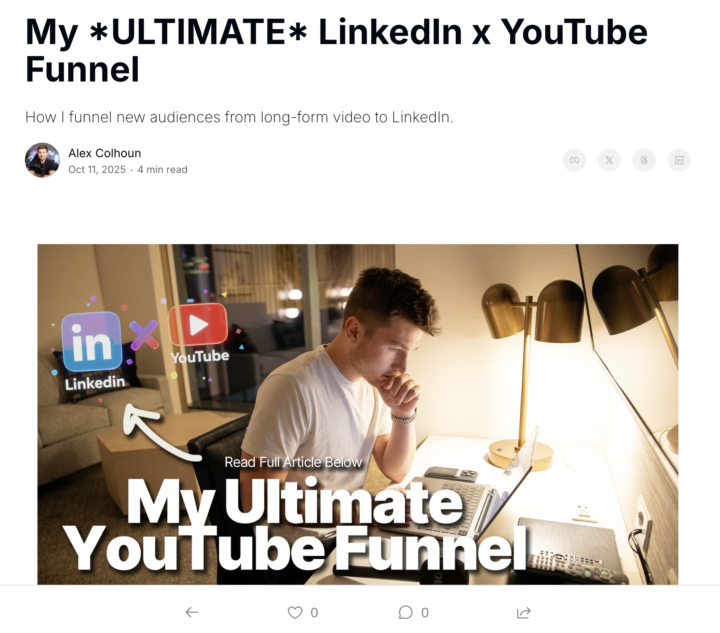 Long-form video is the fastest way to grow on LinkedIn ⬇️