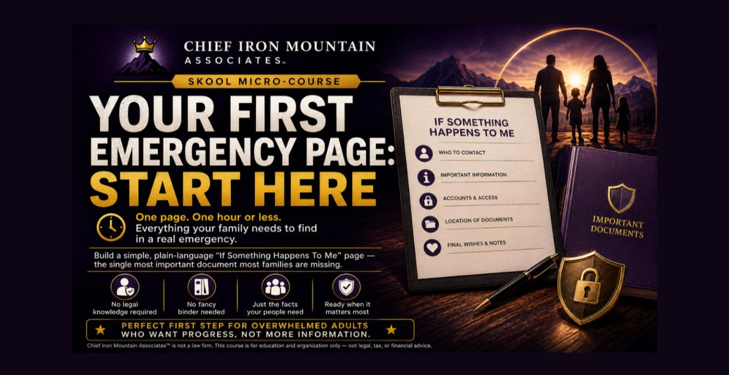 Your First Emergency Page: Start Here