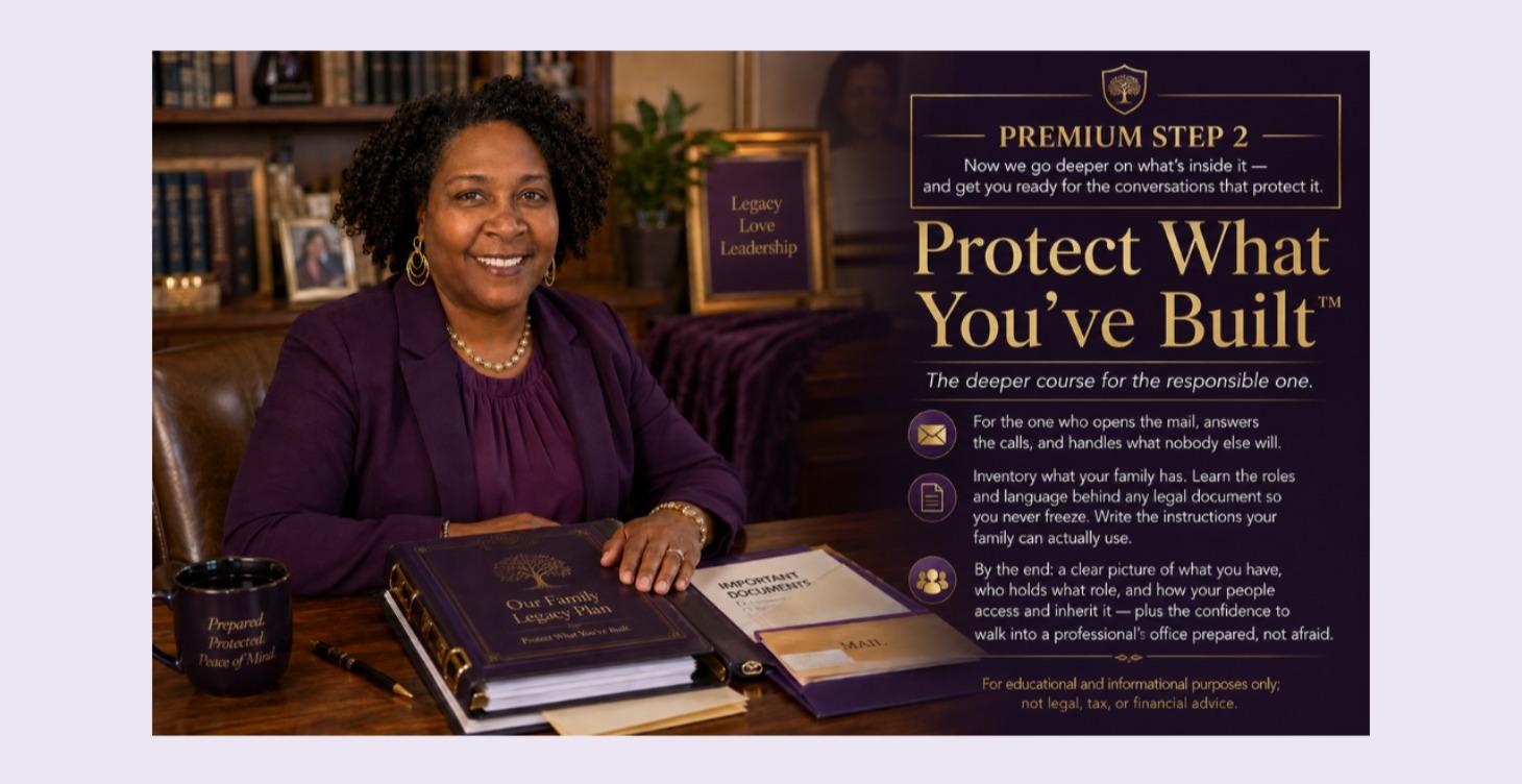 PREMIUM STEP 2: Protect What You've Built