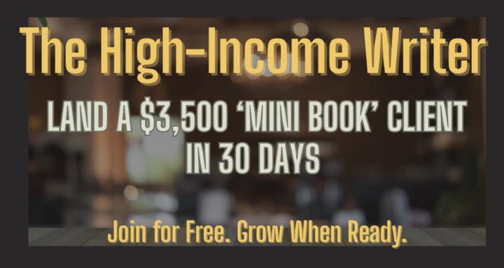 THE HIGH-INCOME WRITER