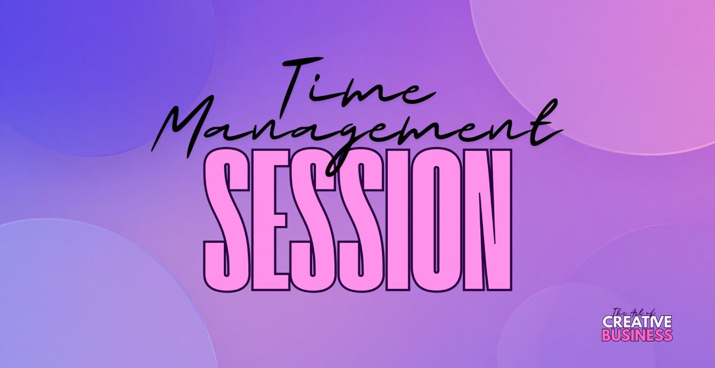 Weekly Time Management Sessions.