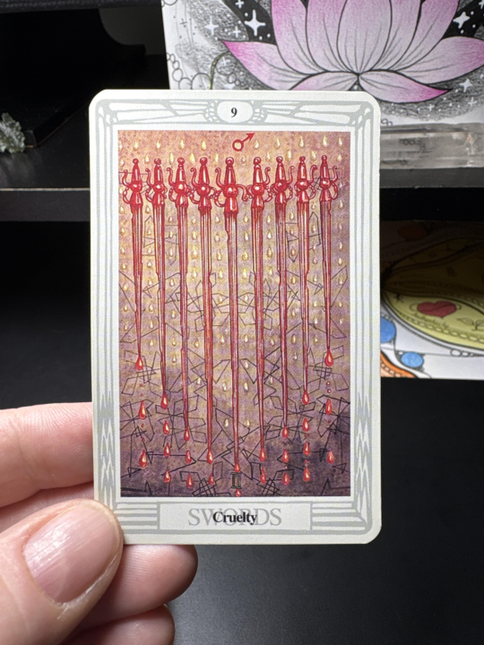 March Collective Tarot Card 9 of Swords