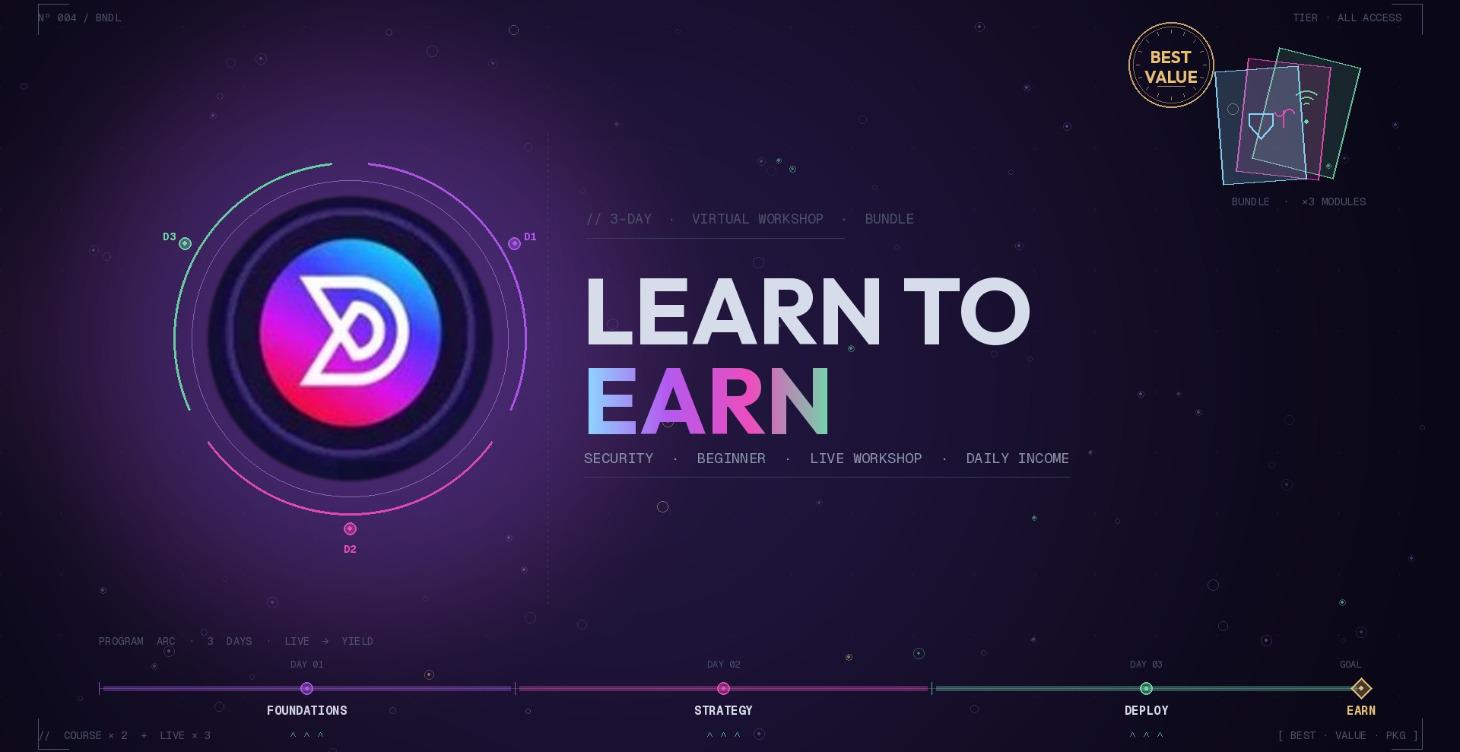 3-Day Virtual Learn to Earn Workshop Bundle
