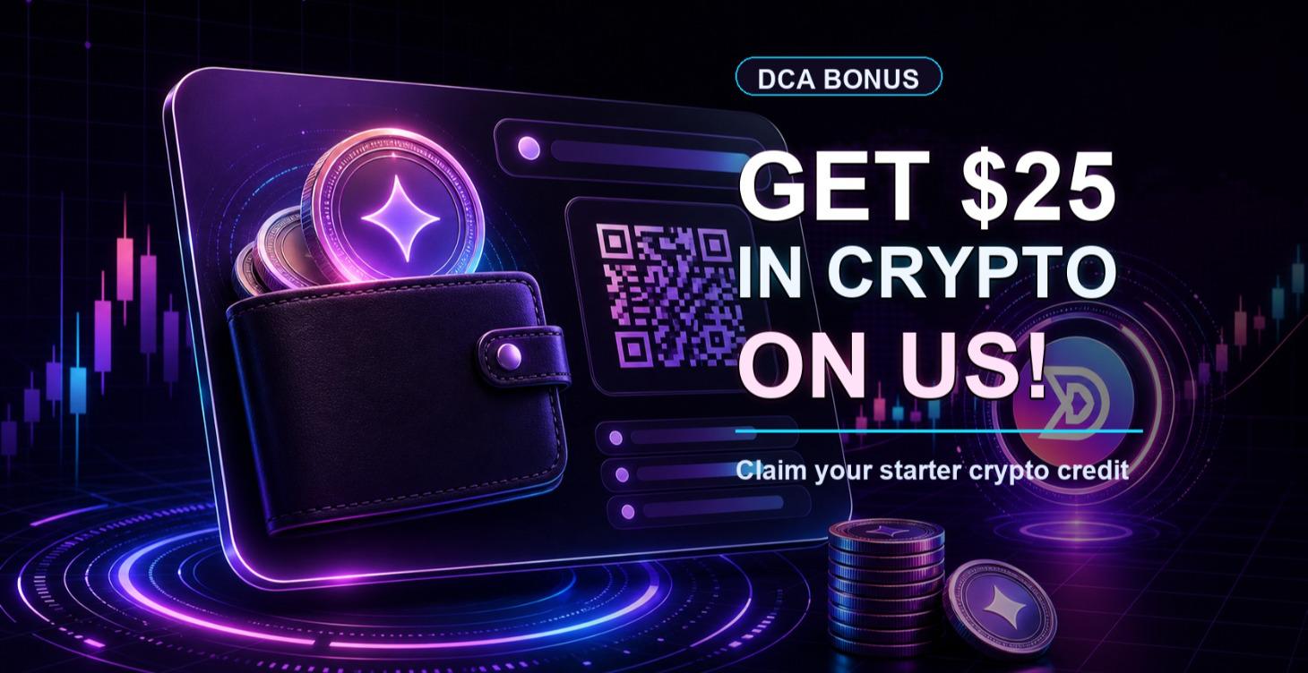 Get $25 in Crypto ON US!