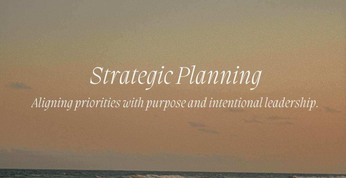 COMING SOON - Strategic Planning