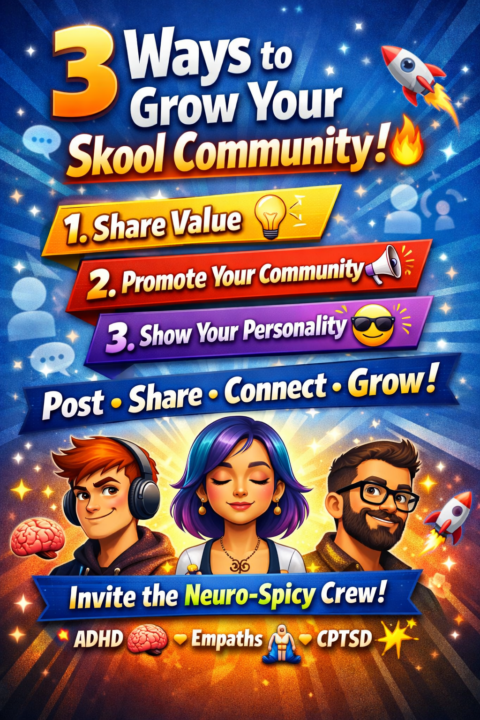 3 simple ways to grow your Skool community or Business here 🔥