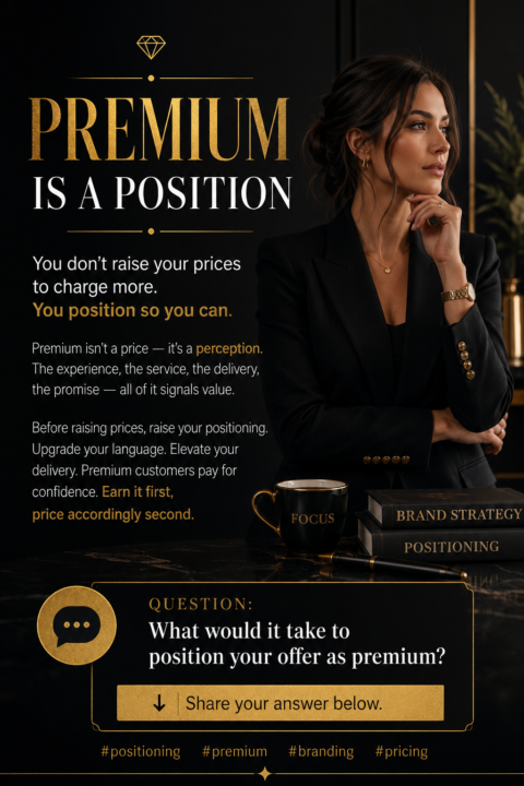 Premium Is a Position