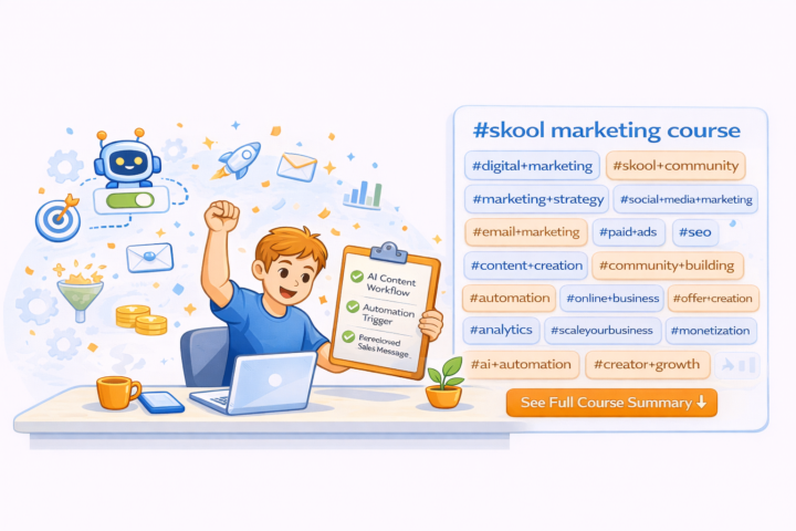 Skool Marketing Course — Full Course Summary