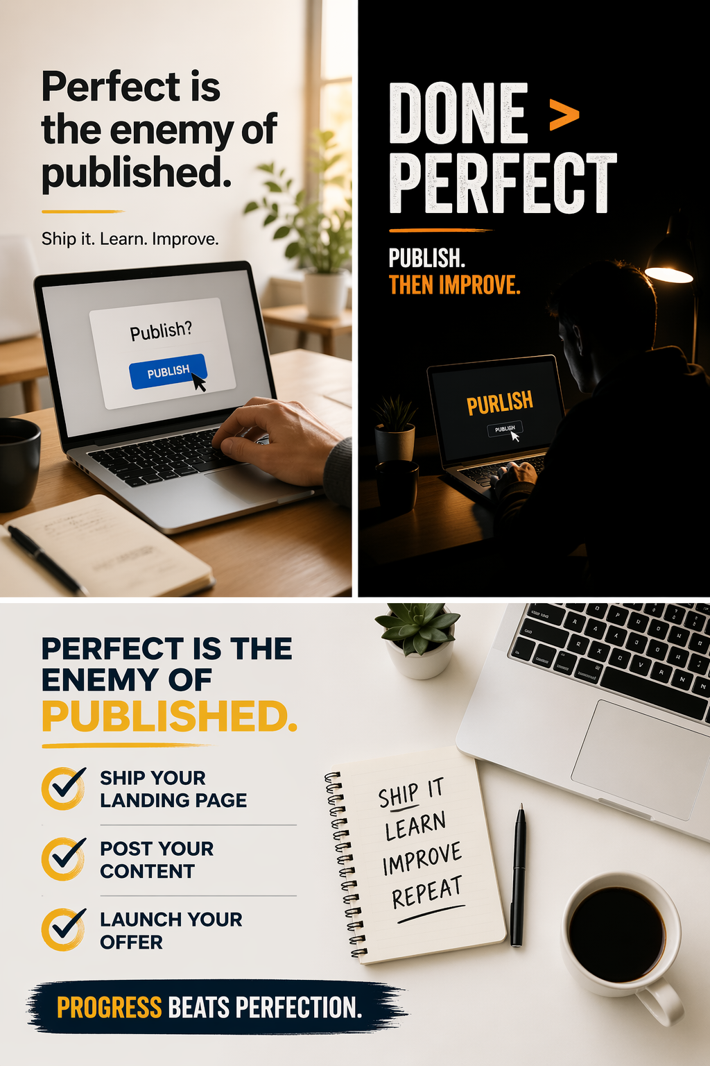 🚀 Perfect is the enemy of published. · Advertise Business Club