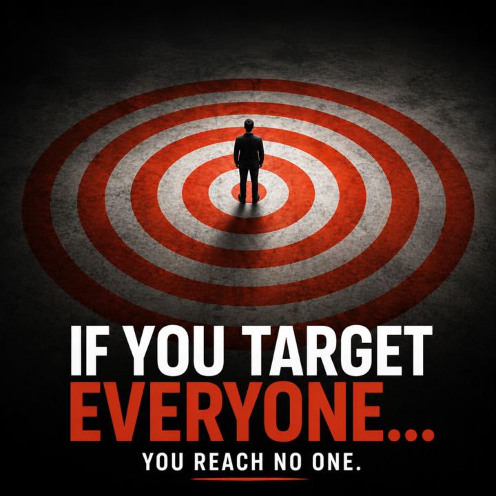 You can't market to everyone. Stop trying.