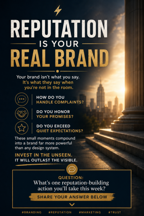 Reputation Is Your Real Brand
