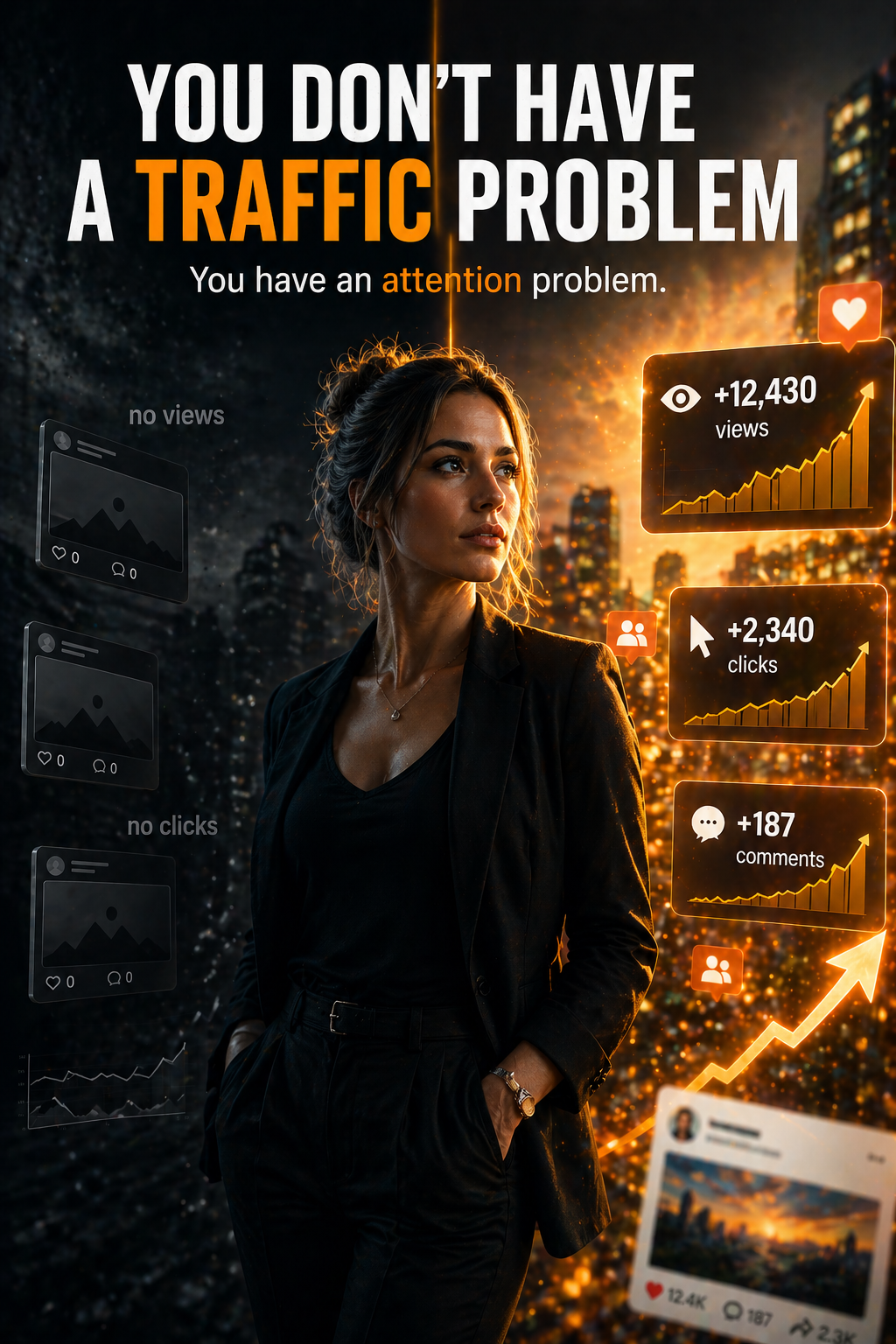 🚀 YOU DON’T HAVE A TRAFFIC PROBLEM · Advertise Business Club