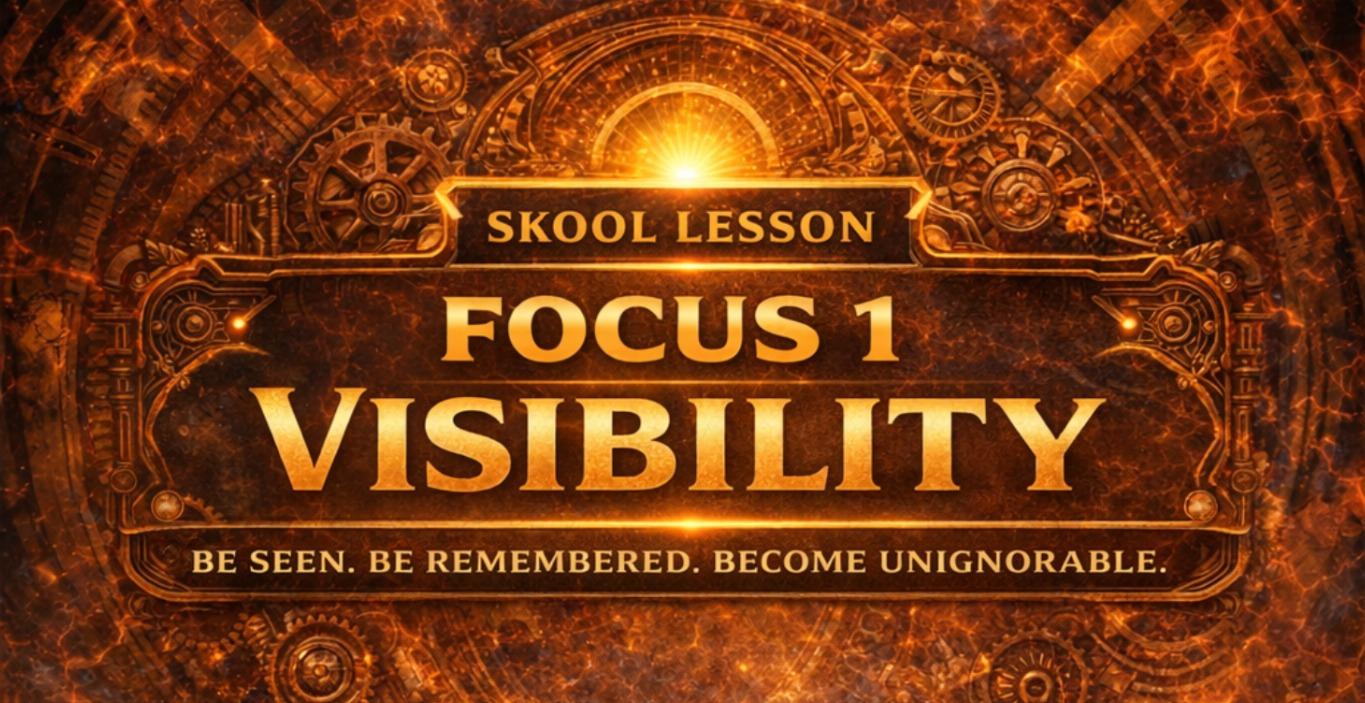1 | Focus 1 — Visibility