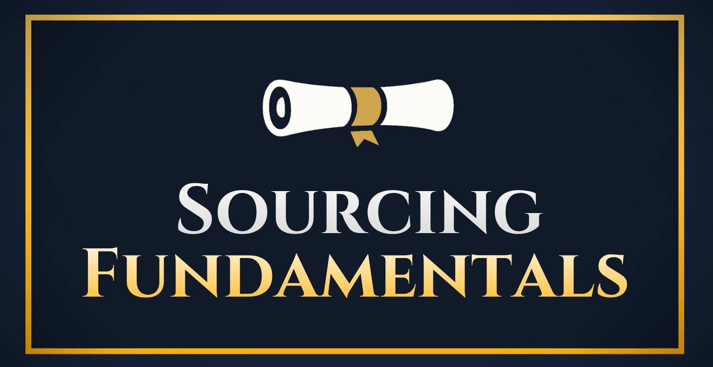 Module 3: Sourcing Fundamentals