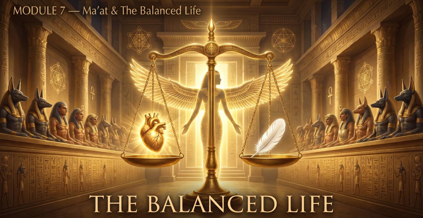 MODULE 7 — Ma'at & The Balanced Life