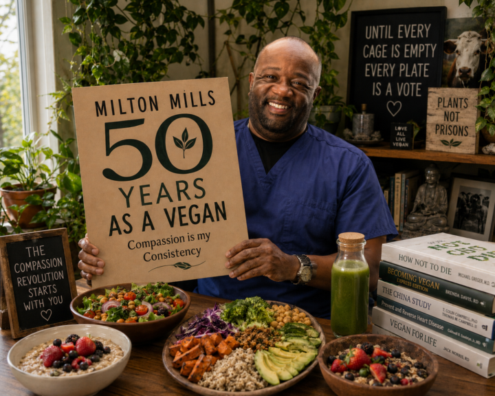 Meet Dr. Milton Mills 50+ year vegan 🌱