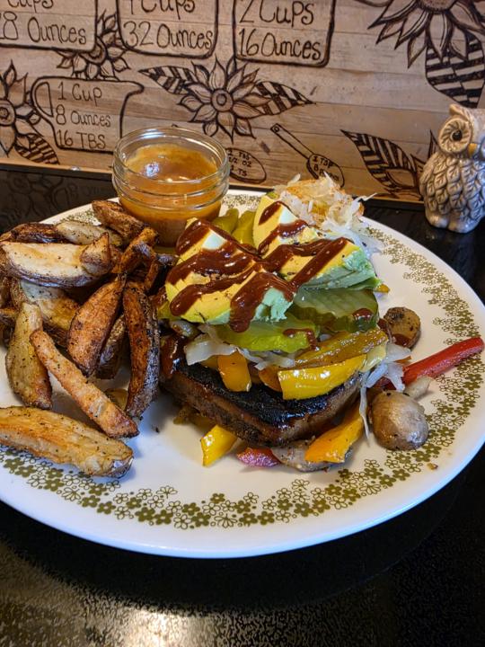 BBQ'd Pumpfu Burgers 🌱