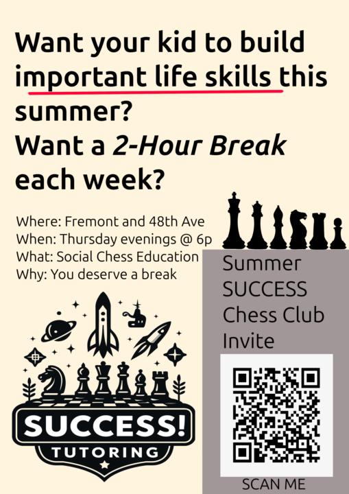 Summer Group Chess Club