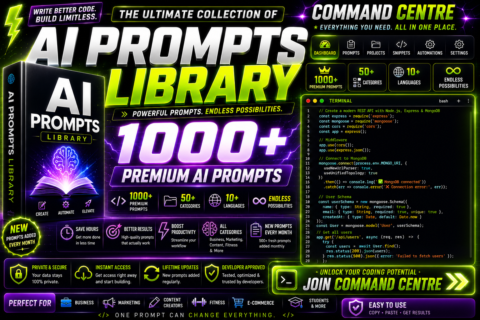 AI Prompt,Coder Prompt Library gallery image