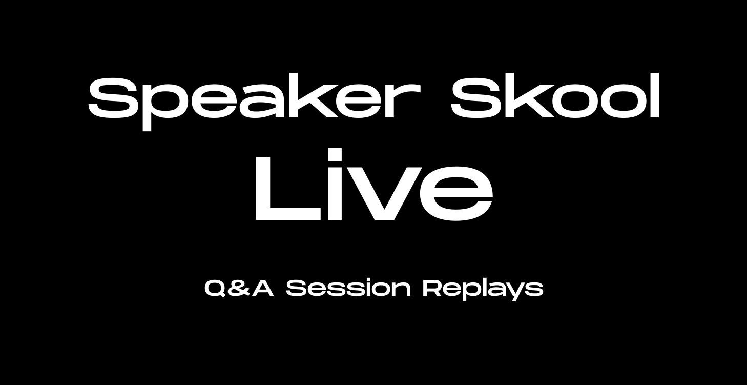 Live Q&A  - Replays FREE