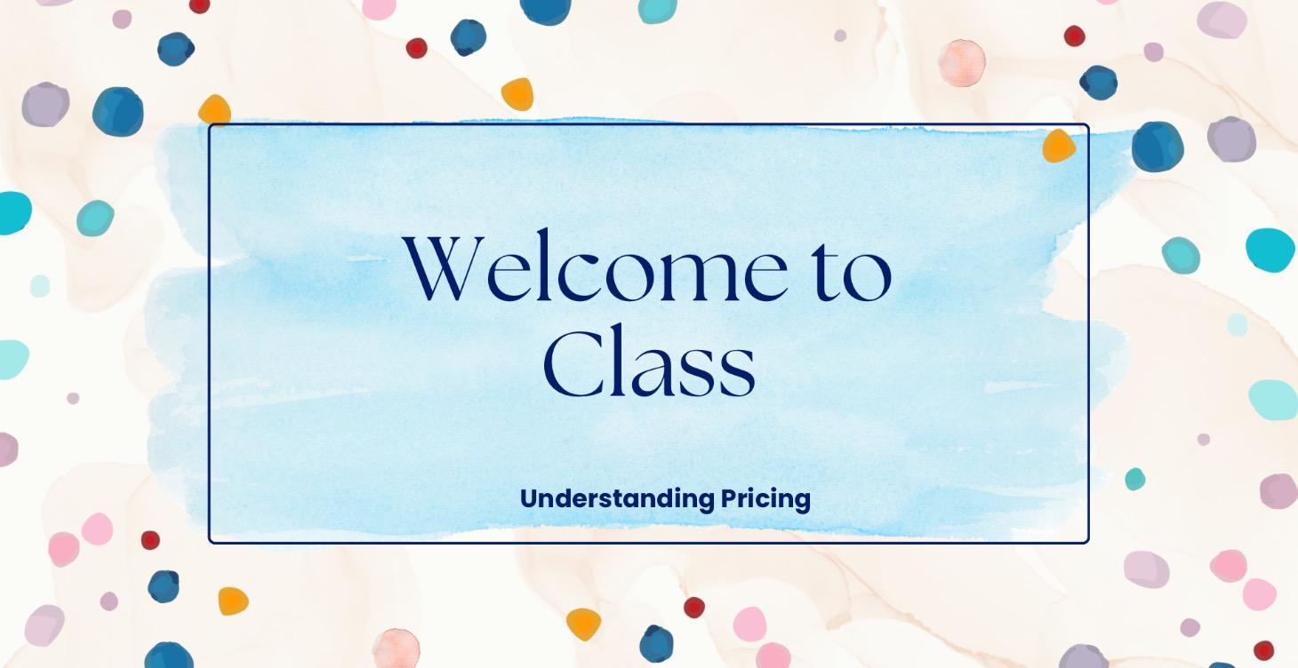Understanding Pricing