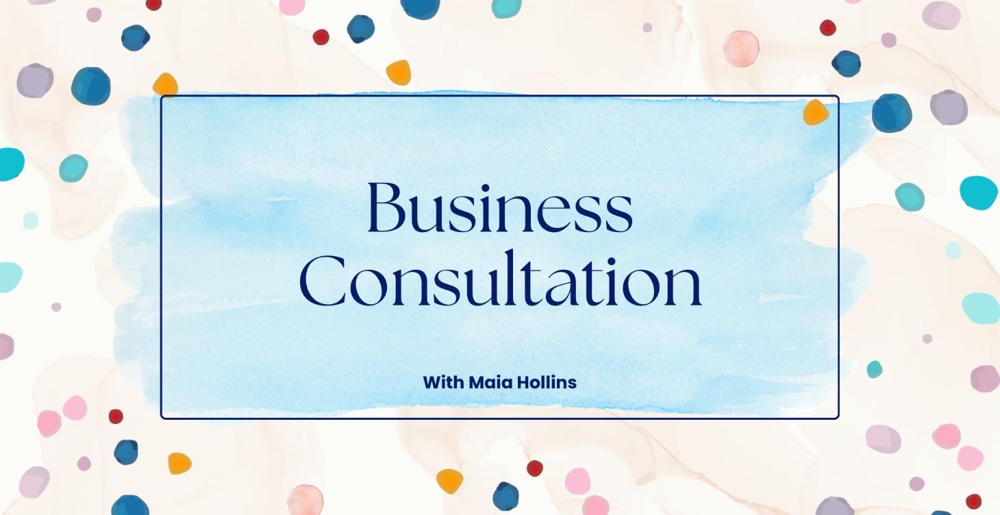One-on-One Business Consultation