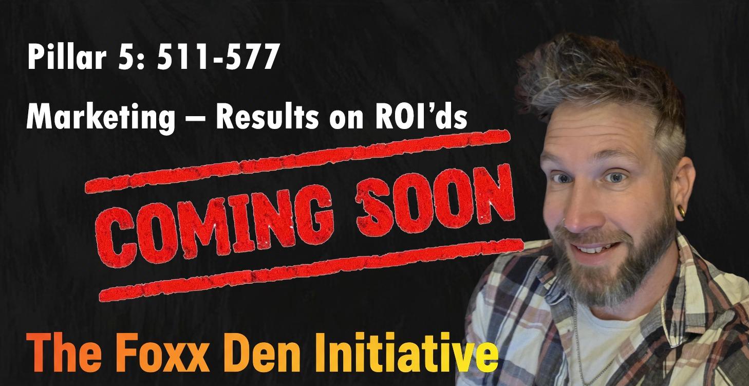 🦊 Pillar 5: Marketing – Results on ROI’ds
