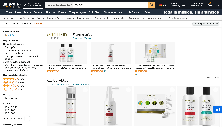Aquí tienes mi tienda en Amazon de 213.900€ por dentro