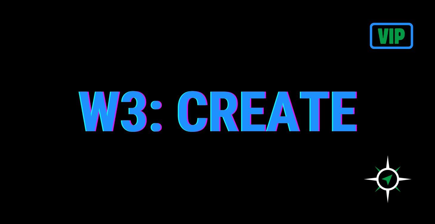 4W CGS - Week 3: CREATE