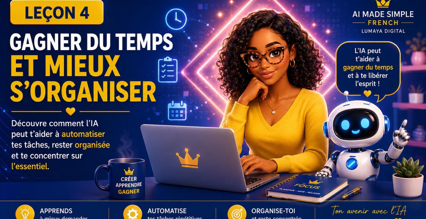Gagner du temps et mieux s’organiser avec l’IA