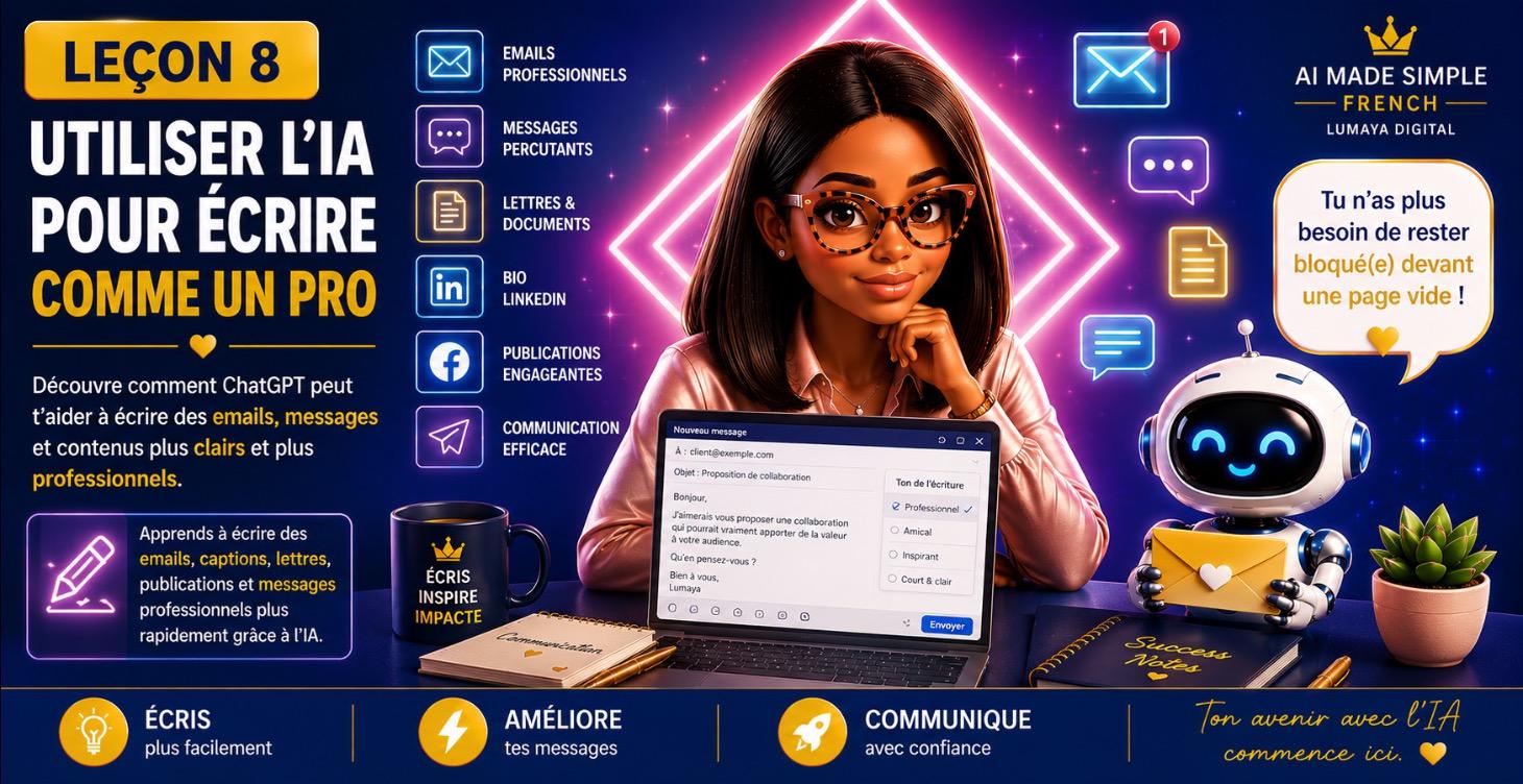 UTILISER L’IA POUR ÉCRIRE COMME UN PRO