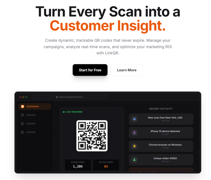 Reach Customers: QR Manager
