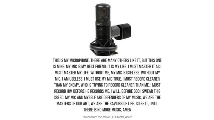 Stolen from The Marines - Rifle Creed via Full Metal Jacket