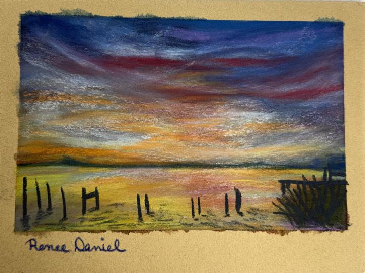 Playing Around With Soft Pastel & Water Colors