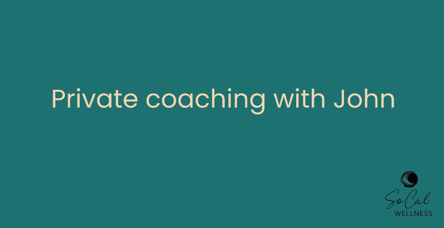 Private Coaching With John