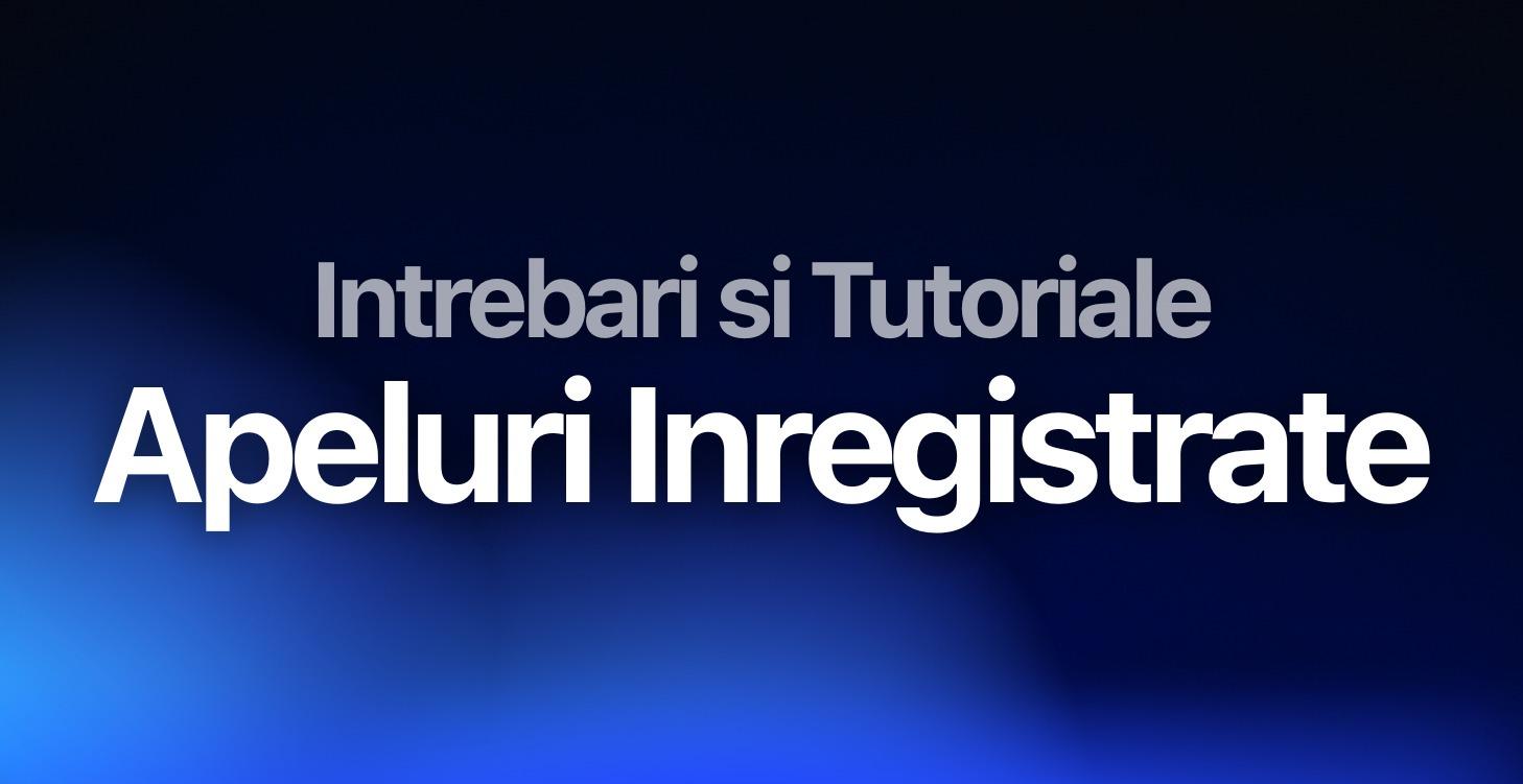 Apeluri Inregistrate