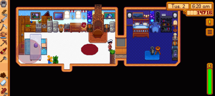 Inside of my house so far