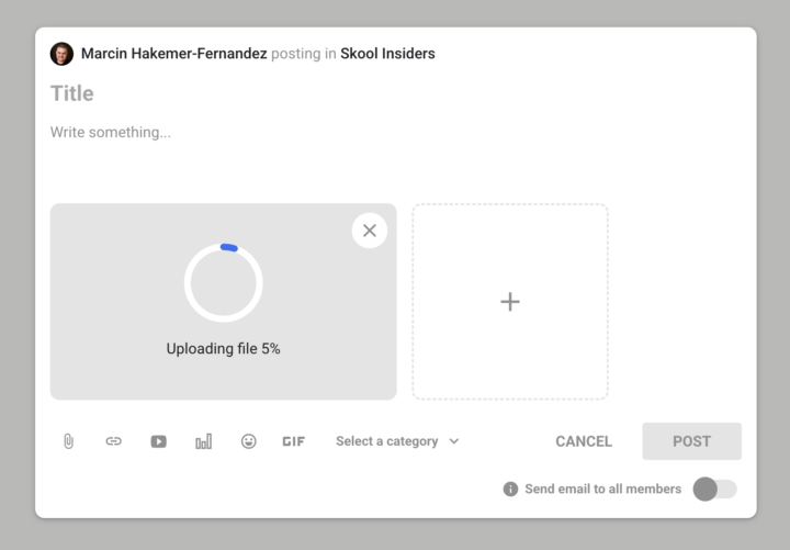 🔵 Skool Video Upload Speeds 🔵
