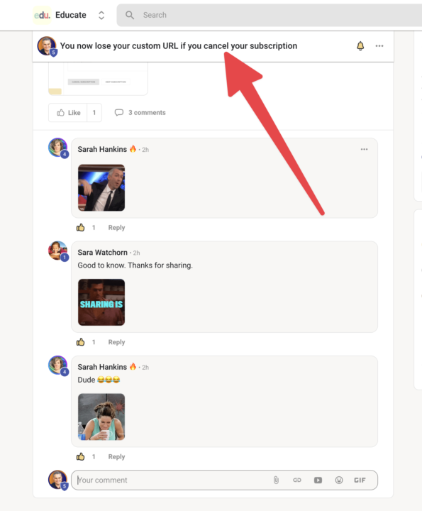 Sticky menu in posts
