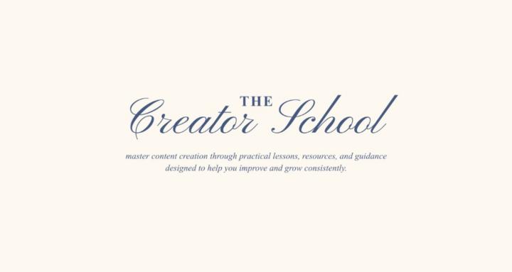 creator school