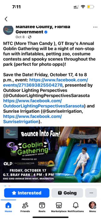 Goblin gathering at GTBray Halloween event free 