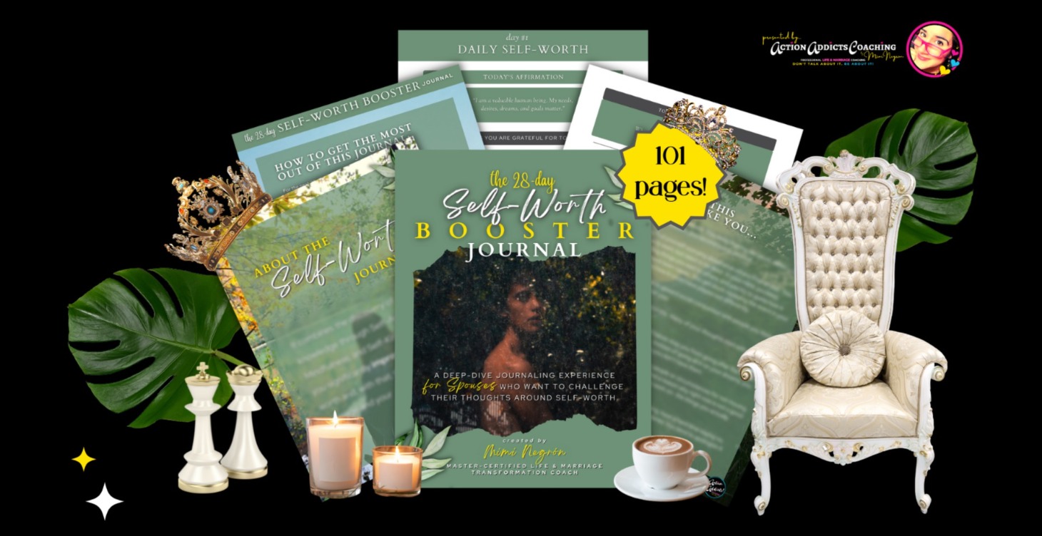 👑 Self-Worth Booster Journal for Spouses!