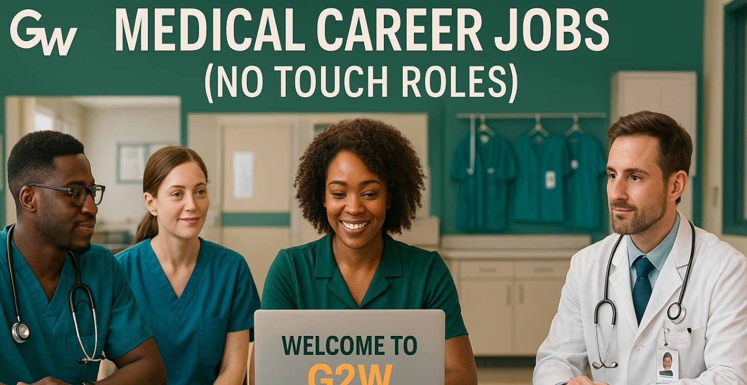 Medical Career Jobs (No patient contact)