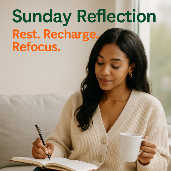 🌸 Sunday Reflection – Rest, Recharge, and Refocus 🌸