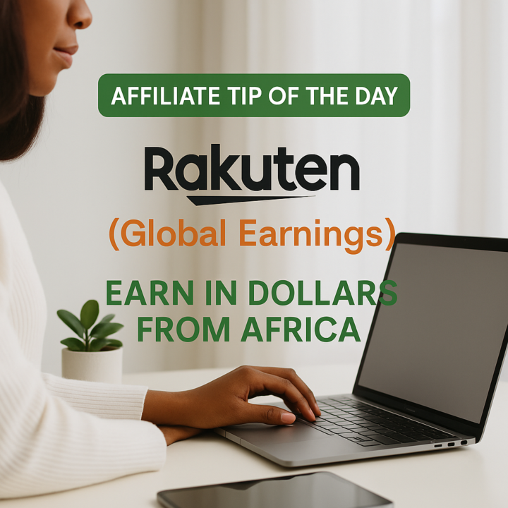 💡 Affiliate Tip of the Day – RAKUTEN (Global Earnings) 🌍💰