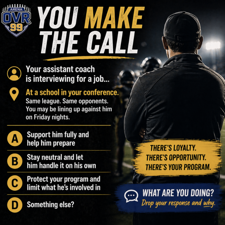 You Make the Call - Assistant Interviewing at Opponent Program