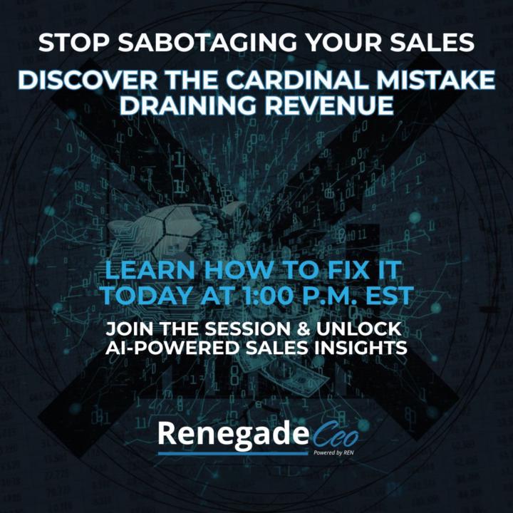 Don’t Let This Sales Mistake Cost You Millions!