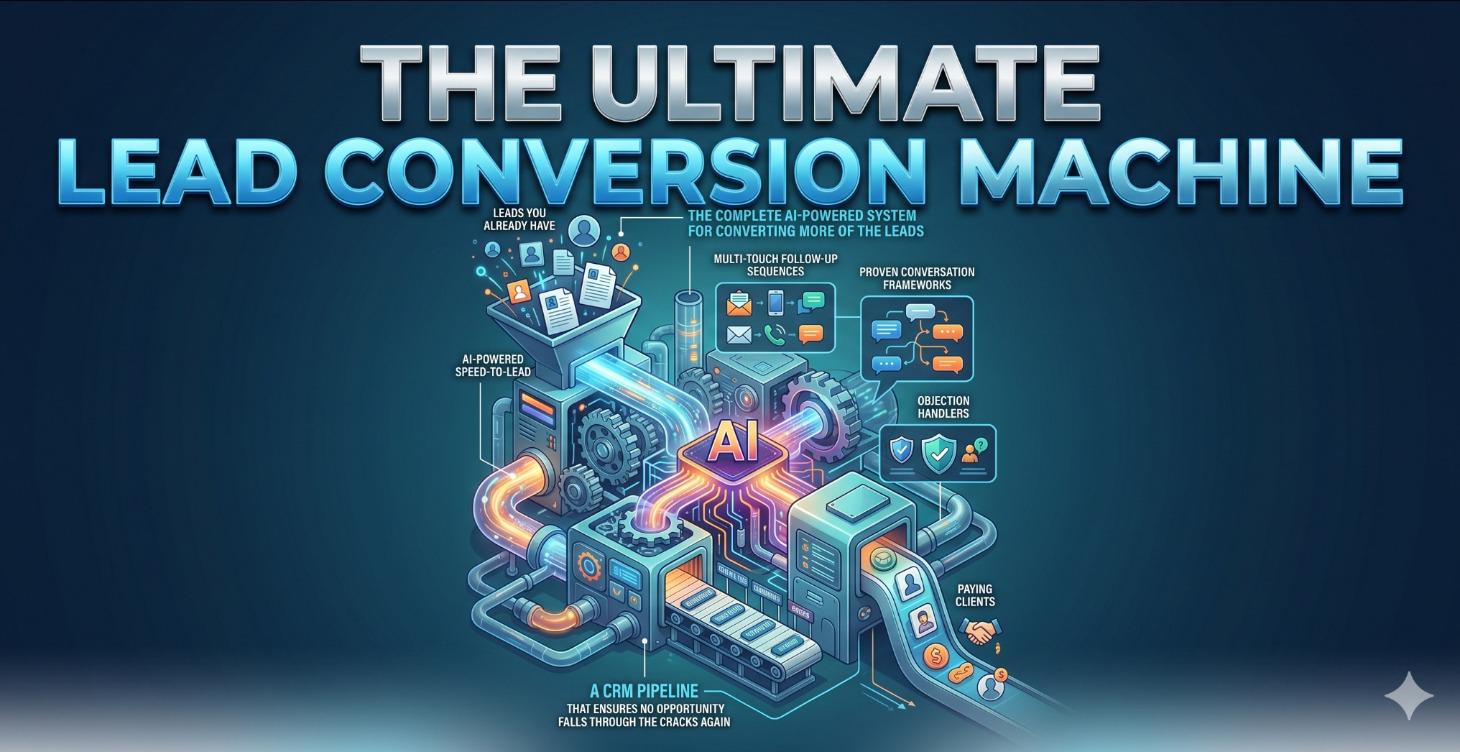 THE ULTIMATE  LEAD  CONVERSION  MACHINE