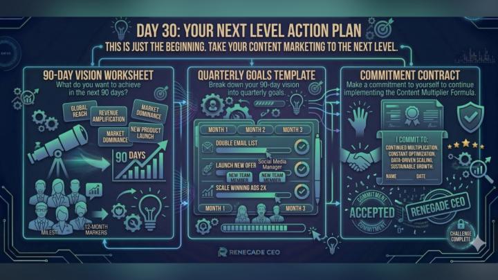 🏆 Day 30: New Lesson! Your Next Level Action Plan