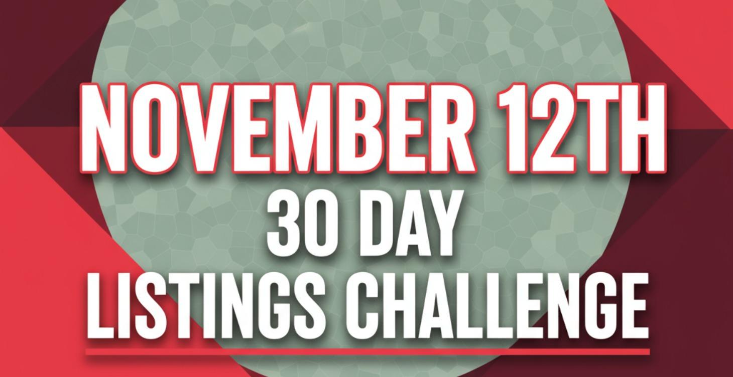 November 12th 30 Day AI Listing Challenge